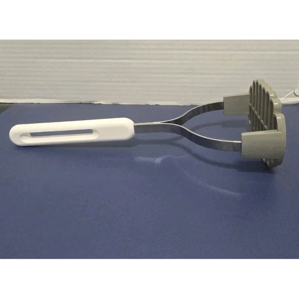 Vintage Bonnie Masher White And Grey Perfect Condition Made In USA